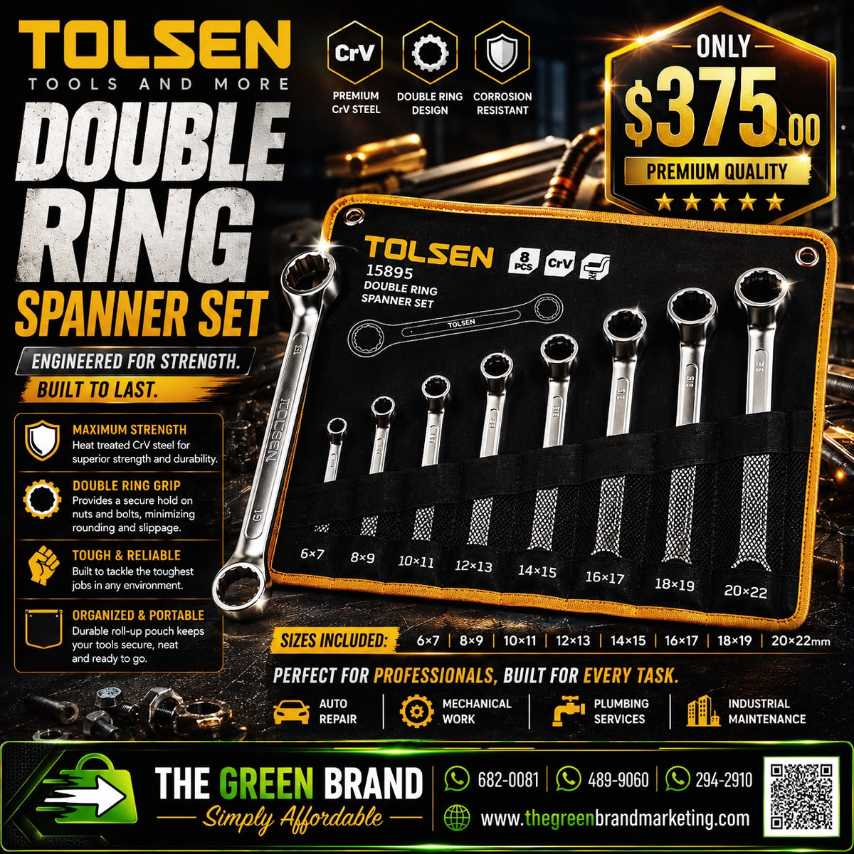 Tolsen 7pc ratcheting spanner set