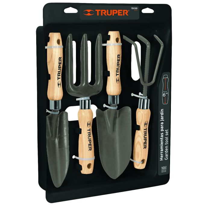 Truper 4 Piece garden tool set