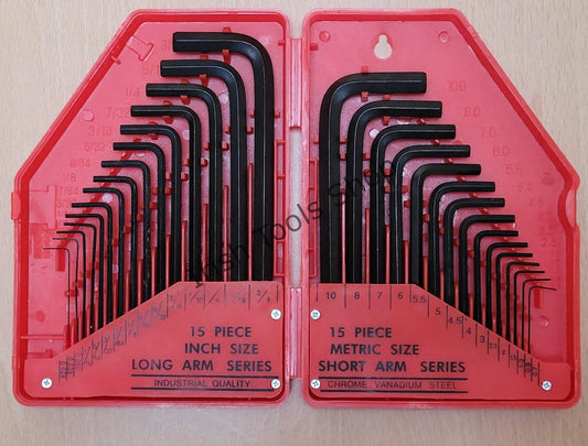 CAL HAWL 30pc professional hex key set