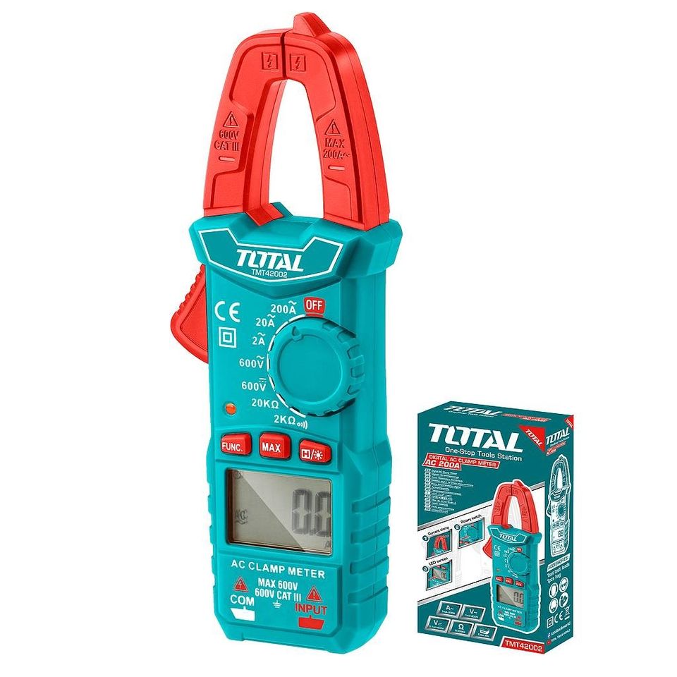 Total Digital AC Clamp AC 200A