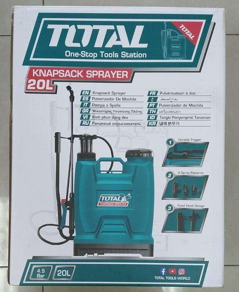 Total 20L pressure sprayer