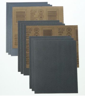 3M 431Q WET/DRY sandpaper Sleeve (50 pieces) 120 grit