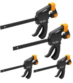 Tolsen 4 Piece bar clamp set