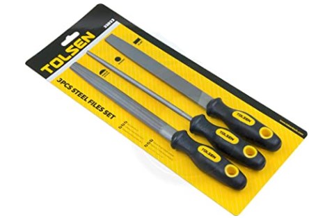 Tolsen 3 piece file set