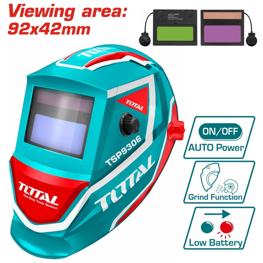 Total Auto Darkening Welding Helmet