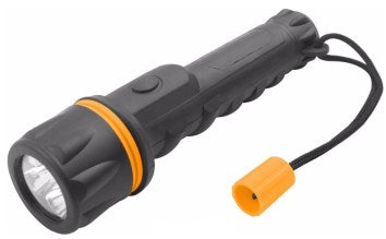 Tolsen LED FLASHLIGHT 3V uses 2 AA batteries 12LM (60020)