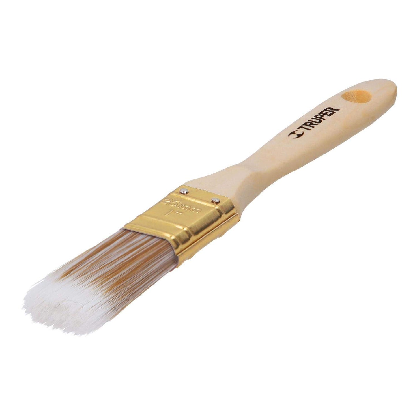 Truper Brush 1' Wooden Handle Straight Cut Bristles S 13342