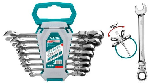 Total flexible ratcheting spanner set