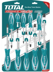 Total 10 Piece screw driver set