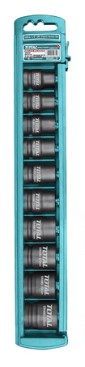 Total 10 Piece shallow impact socket set