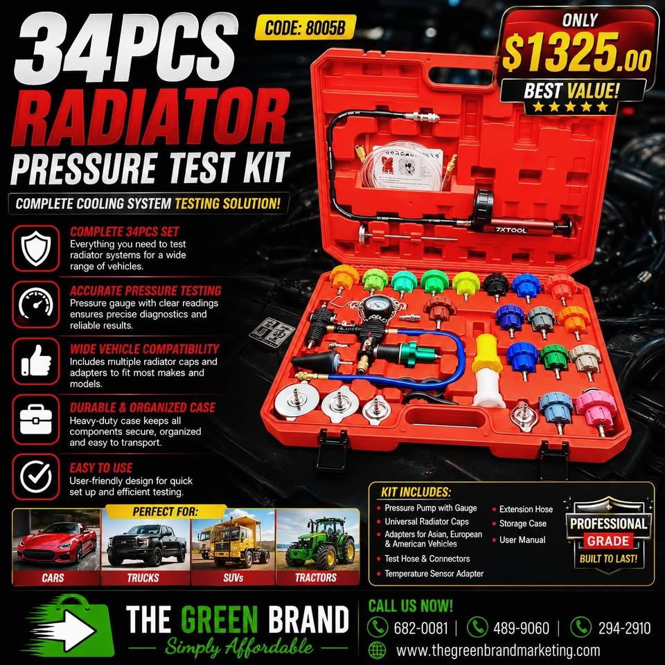 Capital 34 Pcs Radiator Pressure test kit 8005B