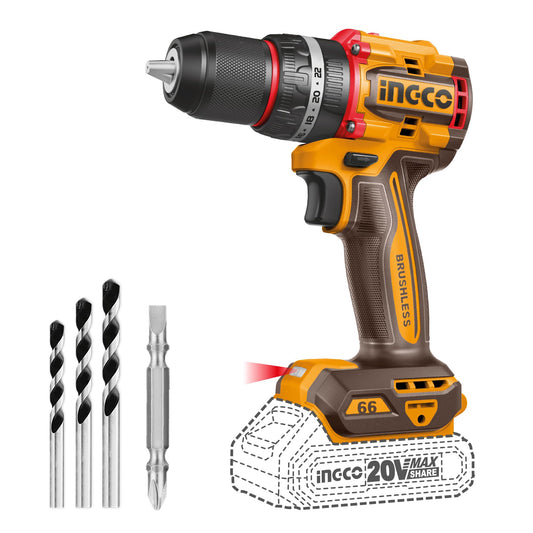 Ingco 66nm impact wrench compact brushless drill (Metal chuck tool alone)