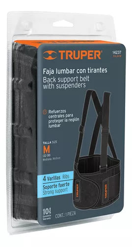 truper back support belt