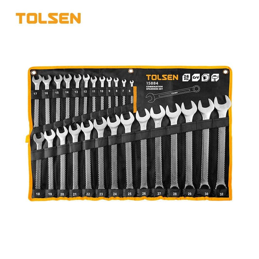Tolsen 26 pieces combination spanner set