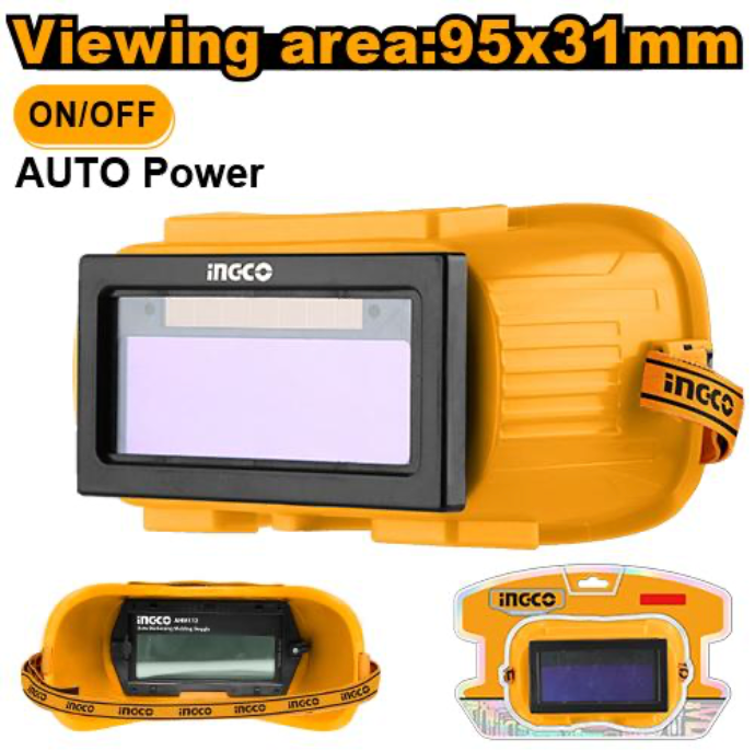 Ingco auto darkening welding goggles