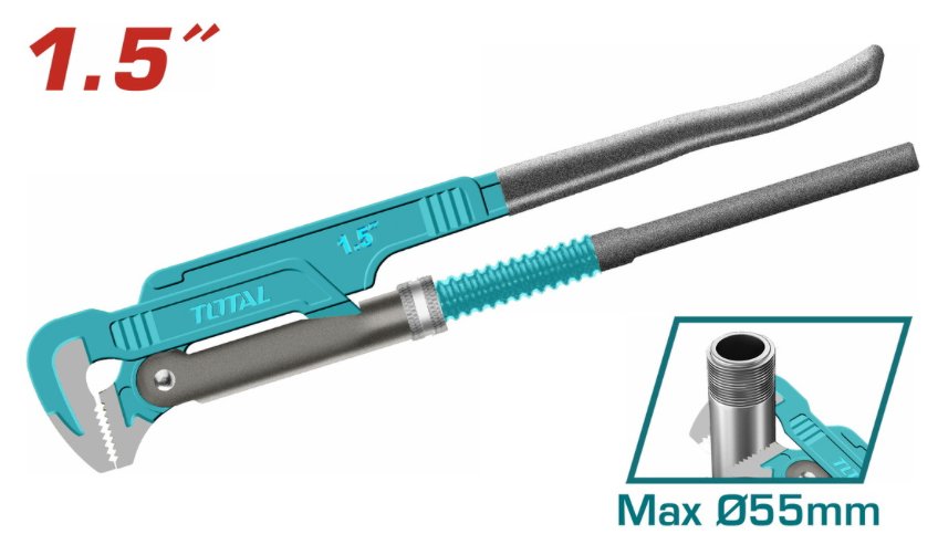 Total 1.5" Pipe Wrench