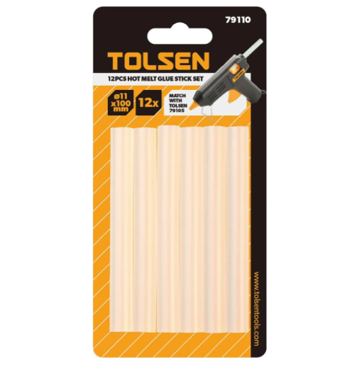 Tolsen 12pc Glue sticks 11.2mm