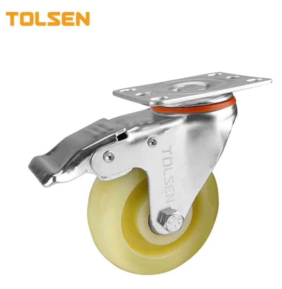 tolsen swivel caster with brake 2 inch