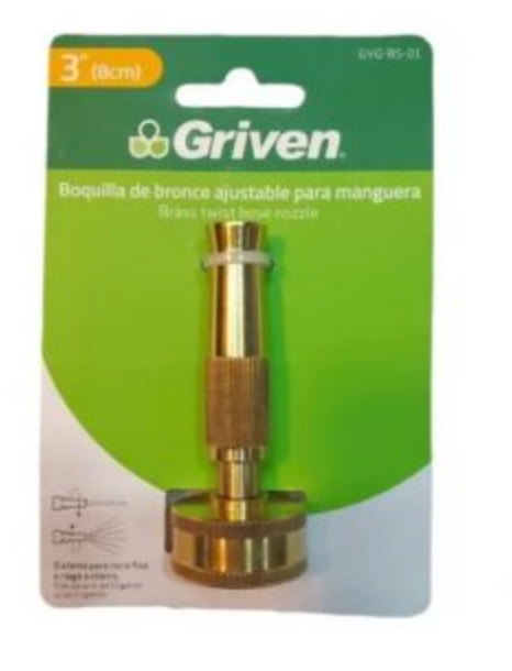 Griven Brass twist hose nozzle