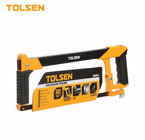 tolsen hacksaw frame 12 sq steel bow frame