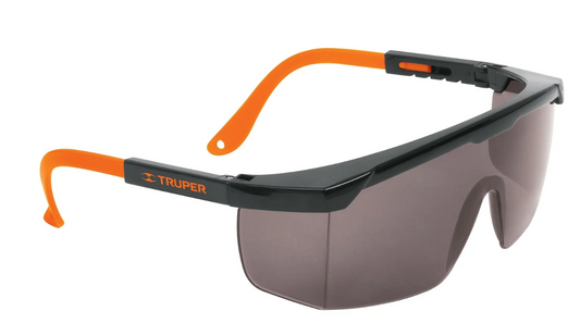 truper safety glasses black
