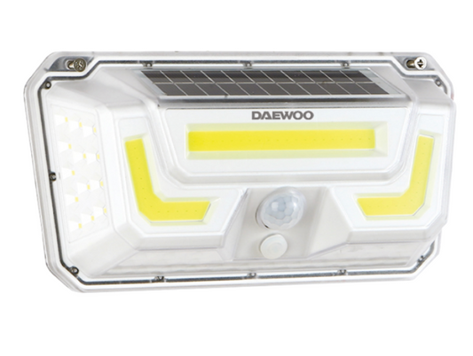 Daewoo Outdoor Solar Sensor wall light with motion sensor