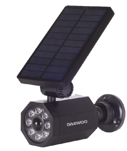 Daewoo outdoor led solar spotlight with motion sensor