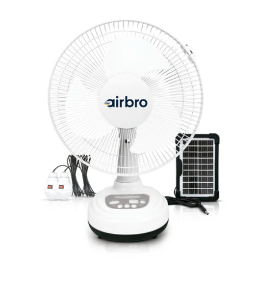 Airbro 12" solar powered fan