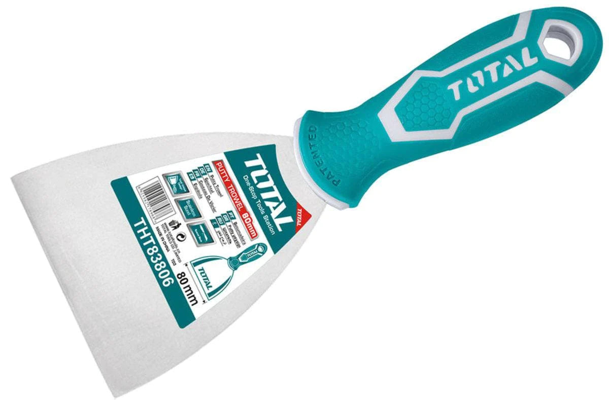 Total stainless steel Putty trowel