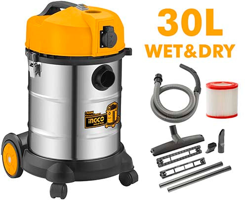 Ingco 30l vacuum wet dry
