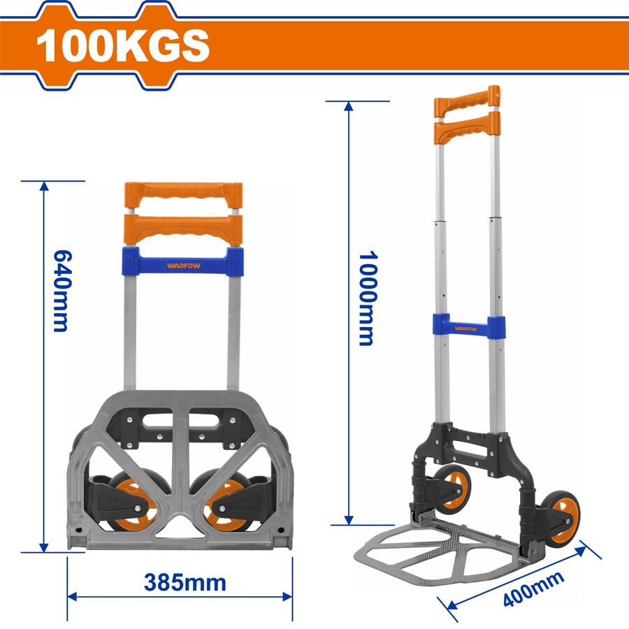 Wadfow Foldable Hand Truck 100kg