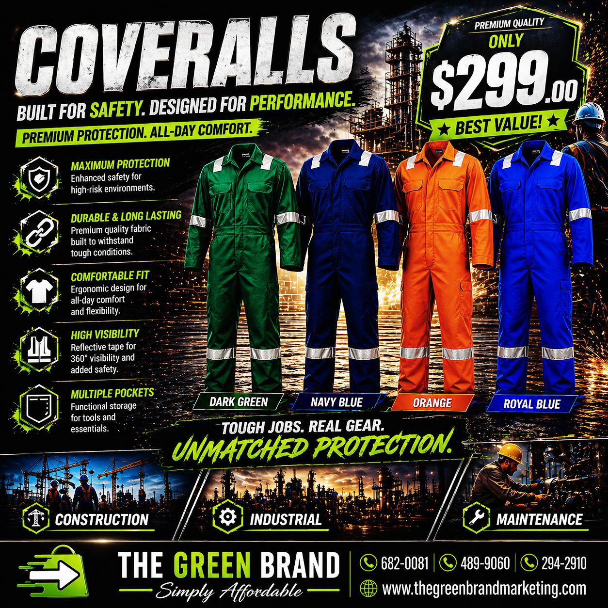 Industrial Grade Coveralls
