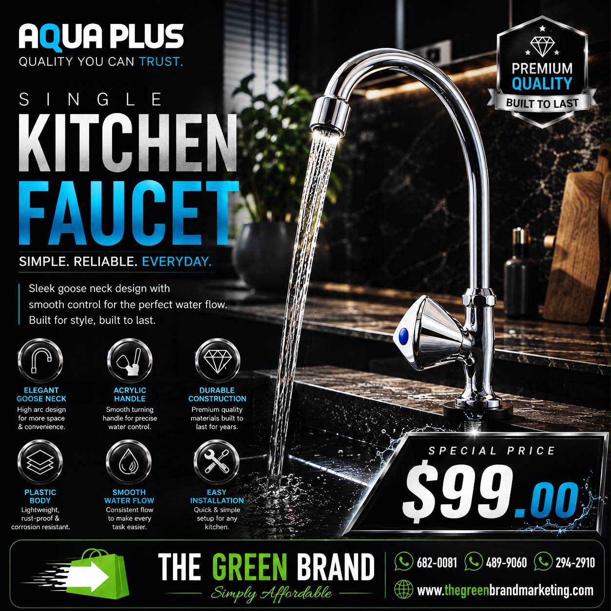 Single Kitchen Faucet