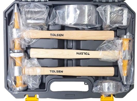 Tolsen  7PCS HEAVY DUTY BODY AND FENDER HAMMER SET (INDUSTRIAL)