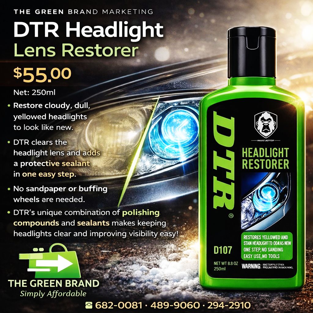 DTR Headlight lens Restorer 250ml D107