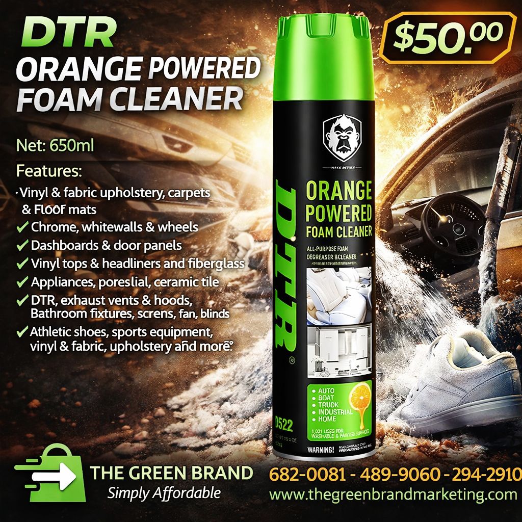 DTR Orange Powered Foam Cleaner 650ml