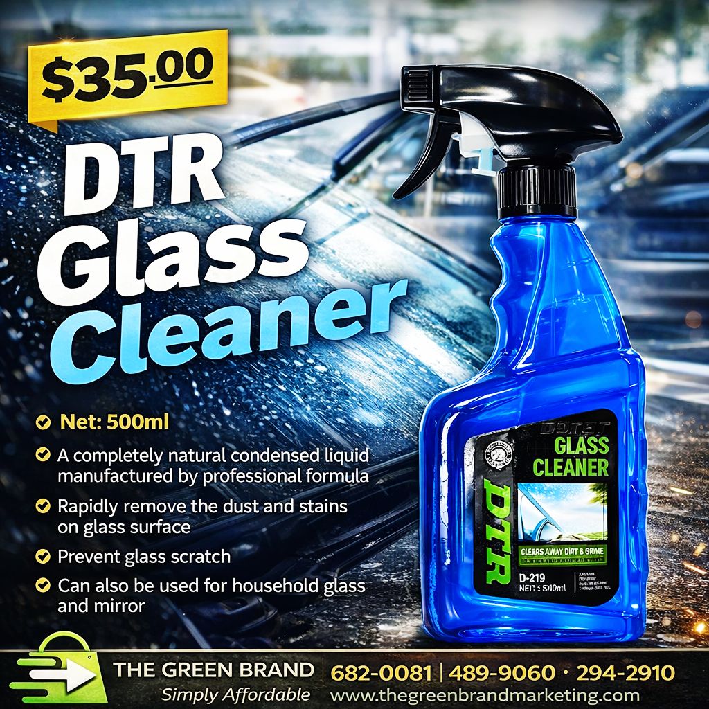 DTR Glass Cleaner 500ml