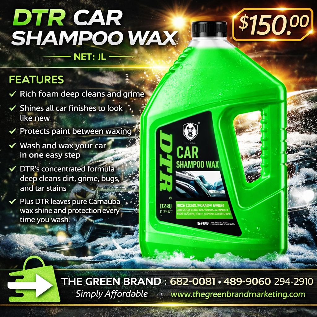 DTR Car shampoo wax 1L