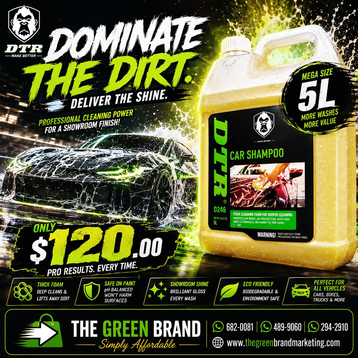 DTR Car Shampoo 5L D246
