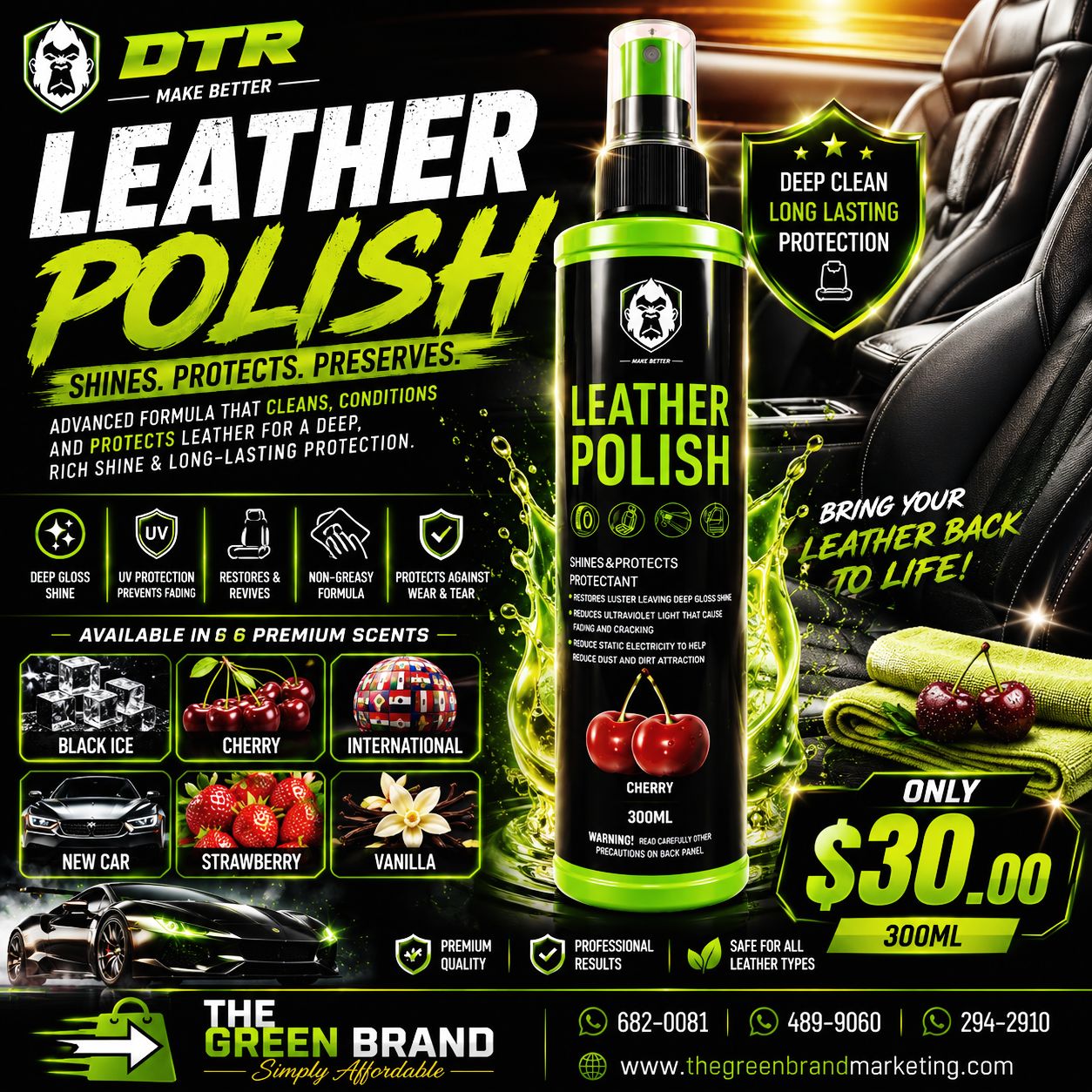 DTR Leather Polish 300ml D203