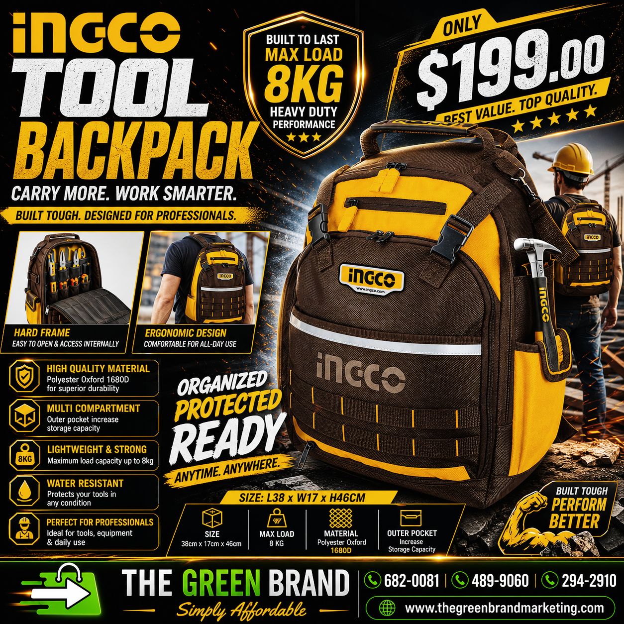 Ingco tool bag