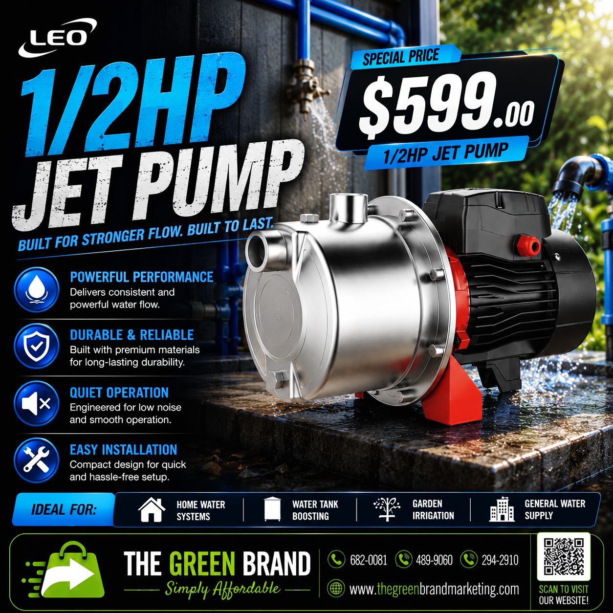Leo .6hp JET (Pump alone)