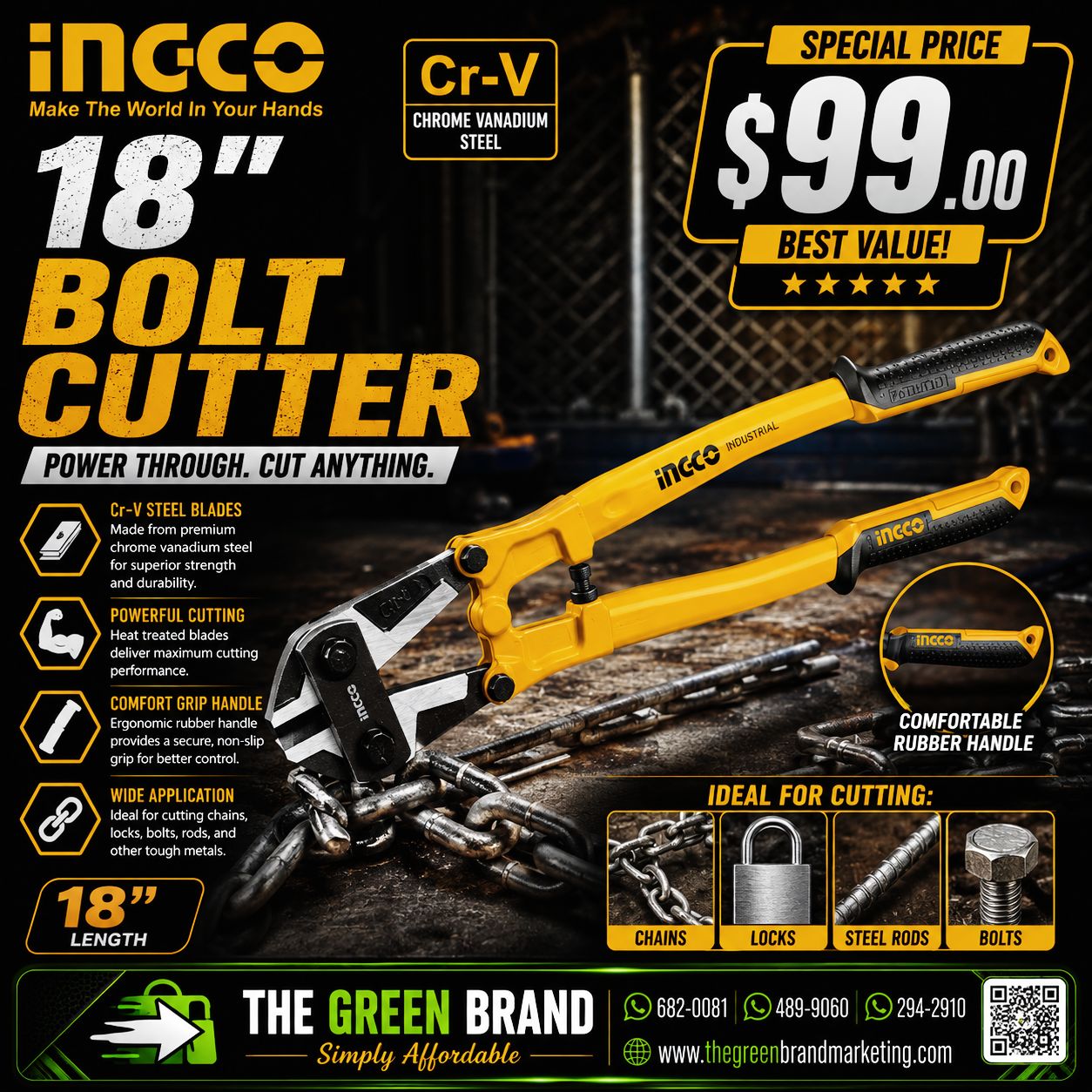 Ingco Bolt cutter 18inch