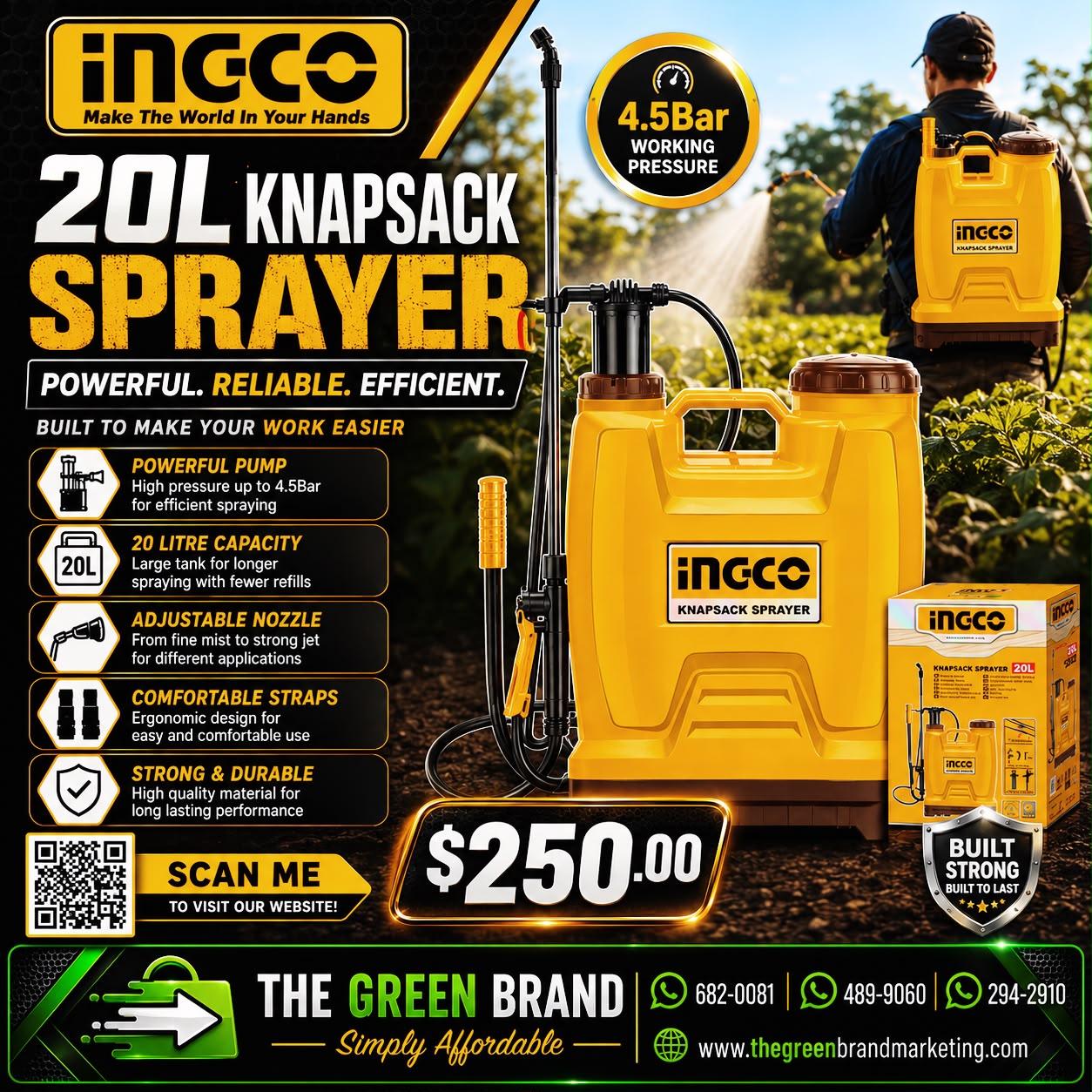 Ingco 20L sprayer