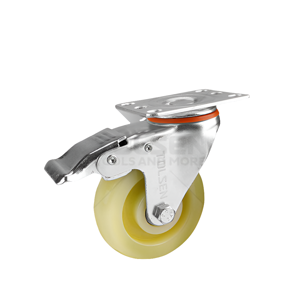 INCH SWIVEL CASTER WITH BRAKE