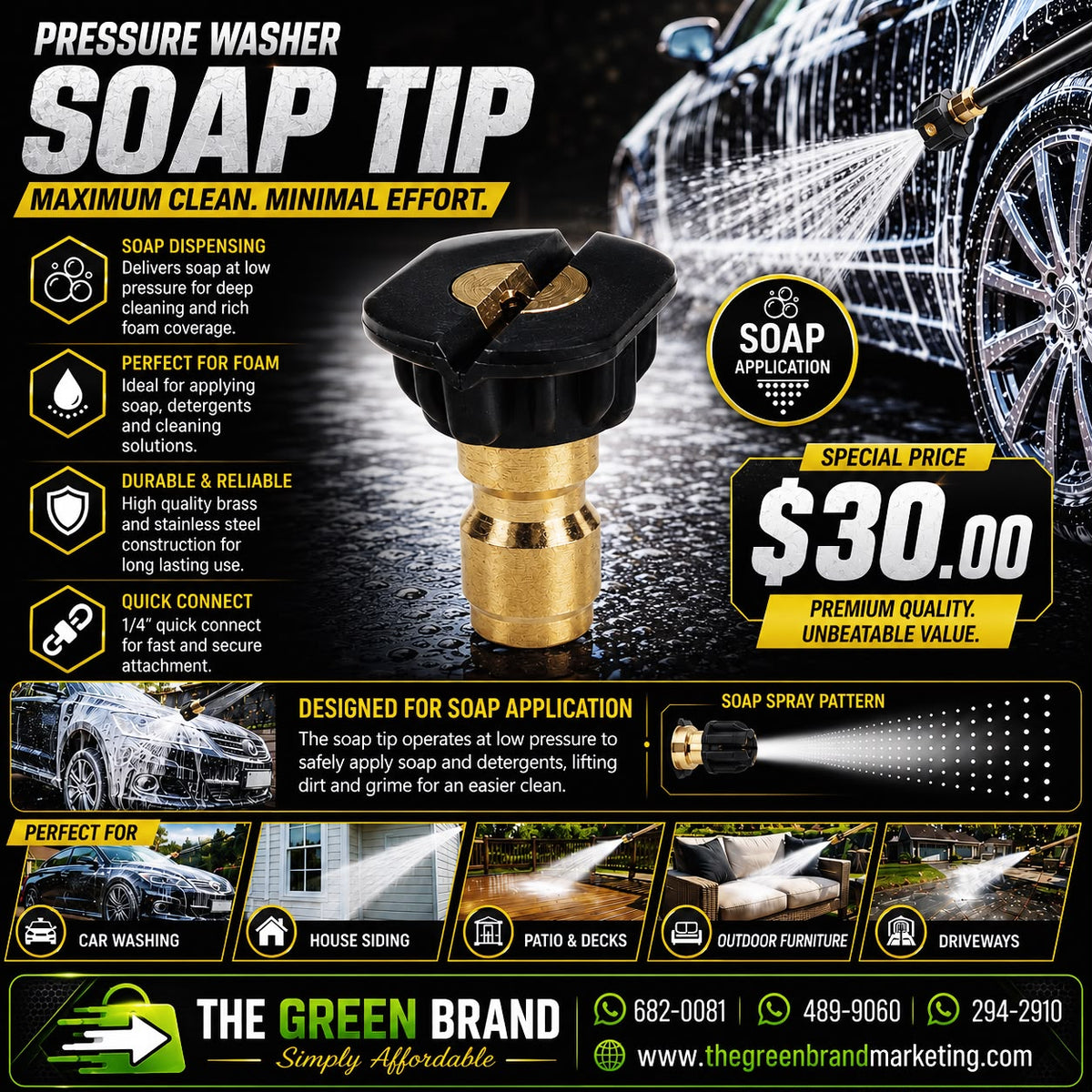 Pressure Washer Soap Tip