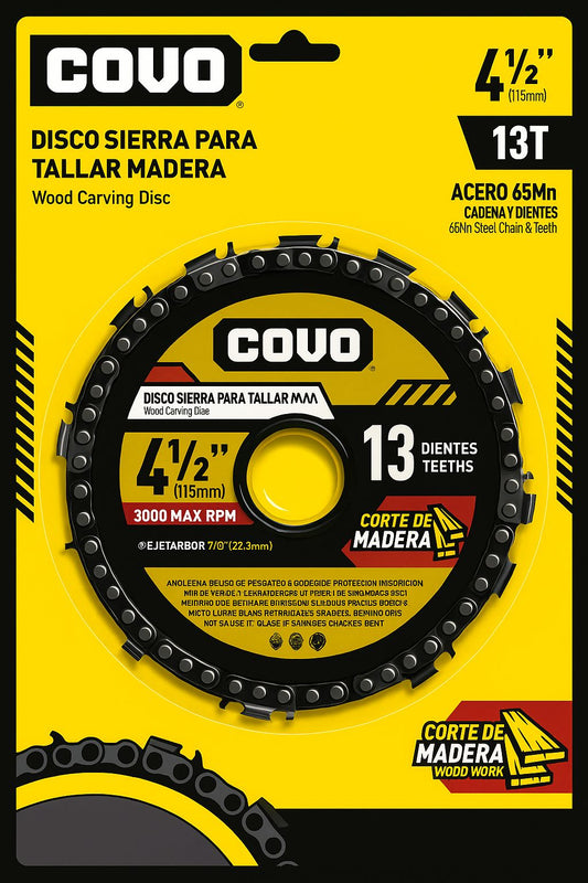 Covo wood carving disc