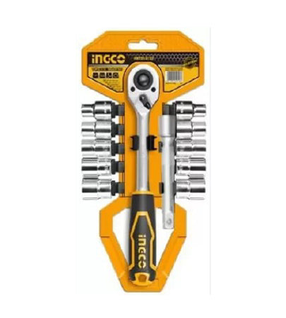 Ingco 12 Piece 1/2 inch socket set