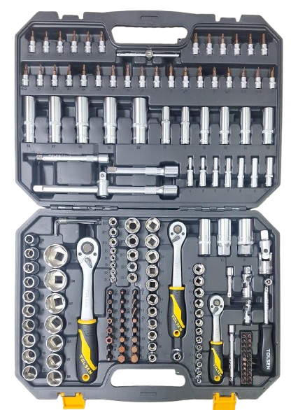 Tolsen 175Piece 1/2  inch 3/8 inch 1/4 inch  set