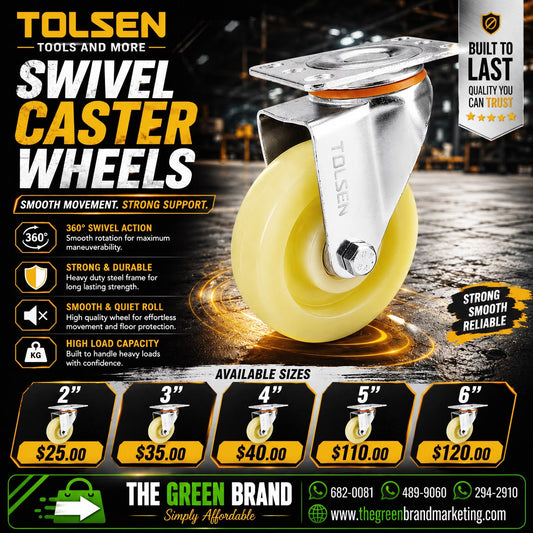 tolsen swivel caster 2 inch pp